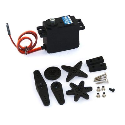 JX Servo PS-5513MG 13KG / PS-5515MG 15KG 120 Large Torque Metal Standard Steering Gear servo for RC Helicopter Drone Robot Tank Car Parts (13KG)