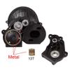 Complete Gearbox Transmission Gears Set for 1/10 RC Crawler Car Axial SCX10 SCX10 II 90046 Upgrade Parts - Grey view 2