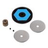 Complete Gearbox Transmission Gears Set for 1/10 RC Crawler Car Axial SCX10 SCX10 II 90046 Upgrade Parts - Grey view 4