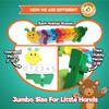 Animal Wooden Puzzles for Toddlers - Colors and Counting Building Toys and Toddler Games | Montessori Toys Wood Blocks with Storage Box and Learning Activities eBook - 3 Piece view 3