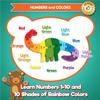 Animal Wooden Puzzles for Toddlers - Colors and Counting Building Toys and Toddler Games | Montessori Toys Wood Blocks with Storage Box and Learning Activities eBook - 3 Piece view 4