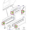 Land Rover Genuine Body Moulding Clips Set of 20 LR3 LR4 Range Rover Sport LR106830 view 2