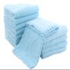 12 Pack Baby Washcloths - Extra Absorbent and Soft Wash Clothes for Newborns, Infants and Toddlers - Suitable for Baby Skin and New Born - Microfiber Coral Fleece 12x12 Inches, Aquamarine view 1