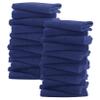 Sunny zzzZZ Ultra Soft 24 Pack Baby Washcloths - 10x10 Inches - Coral Fleece Extra Absorbent Wash Clothes for Babies, Infants and Toddlers - Sensitive Skin and Newborn - Ideal Baby - Navy Blue view 1