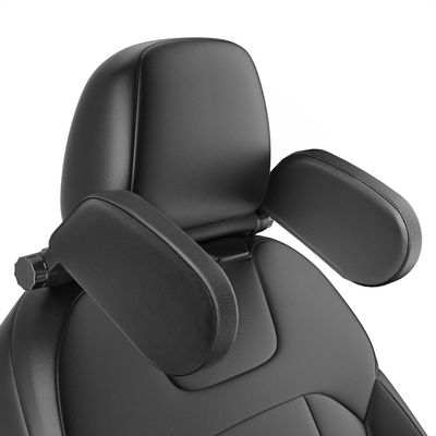 Heapany Car Headrest Pillow, Roadpal Adjustable Sleeping Headrest for Car Seat, Head Neck Support Rest Pillows for Kids Adults Travel, Only fit for Car Seat Headrest with Poles-Black