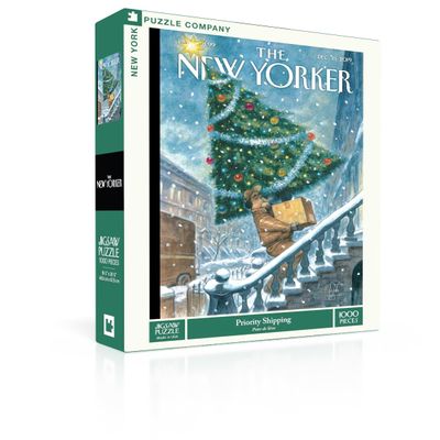 New York Puzzle Company - New Yorker Tree Delivery - 1000 Piece Jigsaw Puzzle for Family Game Nights by Peter de Sve
