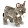 Bearington Pedro Donkey Stuffed Animal- 12" Huggable Baby Donkey Plush Toy with Soft Fur, Lifelike Details and Weighted Body - Adorable Mule Stuffed Animal Gift for Kids and Toddlers view 1