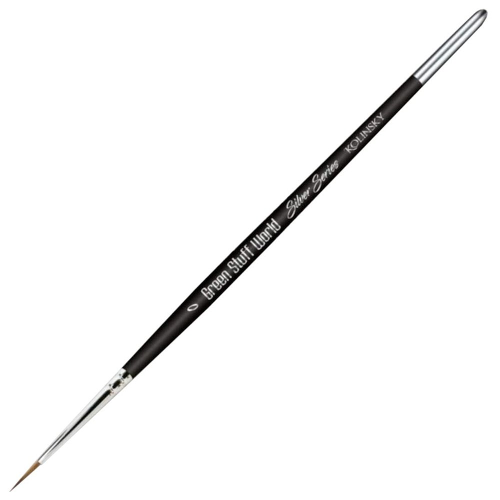 GSW Silver Series Kolinsky Brush - Size 0