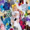Original Baby Paper - Crinkle Teether and Sensory Toy for Babies and Infants | Jungle Print | Non-Toxic, Washable | Great for Baby Showers view 2