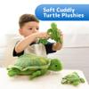 PREXTEX Plush Toys Turtle Stuffed Animal w/ 3 Baby Stuffed Turtle - Big Turtle with Zipper - 3 Little Baby Turtle Plush - Turtle Toys for Kids 3-5 - Turtle Toy - Thoughtful Gift for Turtle Lovers view 2