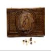 Armenian BACKGAMMON WOODEN BOARD GAME Nardi Nardy checkers chess carving Bear Ornament hand made gift wood table game view 1