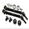 GPM For Traxxas 1/10 Maxx 4WD Monster Truck Upgrade Parts Harden Steel+Aluminum Front Or Rear Adjustable CVD Drive Shaft + Hex Adapter + Wheel Lock (Suitable For +20mm Widening Kit) - 14Pc Set Black view 1