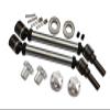GPM For Traxxas 1/10 Maxx 4WD Monster Truck Upgrade Parts Harden Steel+Aluminum Front Or Rear Adjustable CVD Drive Shaft + Hex Adapter + Wheel Lock (Suitable For +20mm Widening Kit) - 14Pc Set Silver view 1