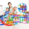 PicassoTiles 3 Magnetic Toy Cars Set Light Up LED Highly Detailed Compatible with Magnet Car Race Track STEM Truck Replacement Accessories Educational Building Kits for Toddlers Boys & Girls Ages 3+ view 2