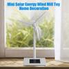 AMONIDA Wind Mill Toy, 14x9x26cm White Solar Wind Toy Kids Toy for Decorative Item Or Teaching Tools view 2