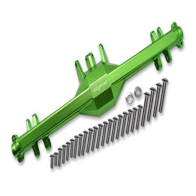 23Pc Set Aluminum Rear Axle Housing (Without Carrier) Traxxas 1/7 Unlimited Desert Racer by GPM (Green)