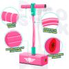 CUUGO LET'S GO! CG Pogo Stick Toys for 3-12 Year Old Girls, Foam Pogo Jumper Toys for Age 3-12 Years Old Kids Pogo Stick Autism Toys Outdoor Toys Party Birthday Stocking Stuffers Fun Toys, Rose Red view 4