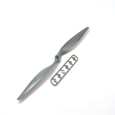 Dancing Wings Hobby 5pcs/Lot APC Style Propeller 7" 8" 9" 10" 11" 12" 13" 14" Grey Blade Part for RC Model Airplane Quadcopter Multi-Rotor Racing Drone (14 * 7 CCW)
