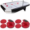 Air Hockey Pushers Set, Durable 2 Pcs 94mm Pusher with 4 Air Pucks, Tabletop Hockey Game for Family Party Kids Adults Recreation view 4