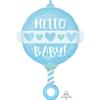Anagram Baby BOY Rattle Shape view 1