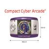 Compact Cyber Arcade Portable Gaming Console, 250 Games, LCD, Purple, JL2375PR view 2