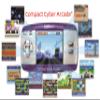 Compact Cyber Arcade Portable Gaming Console, 250 Games, LCD, Purple, JL2375PR view 3
