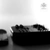 NOAHWOOD Fingerboards Parts (NWii Fidget Bearings Handmade Black Logo Wheels (4Pcs) + Gift (NW King Trucks 33mm) White view 4