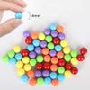 Witlans 60pcs Chinese Checker Game Replacement Balls,6 Solid Color 14mm Acrylic Marbles for Marble Run, Aggravation Traditional Games view 2