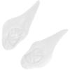 TOYANDONA 1pair XL White Pointed Ears Comfortable Halloween Cosplay Prop for Parties and Festivals Reusable and Easy to Wear view 4