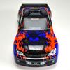 Traxxas Stampede Body Bundle with Decal Sheet and Body Clips - Black, Orange, and Blue view 2