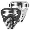 POKONBOY Upgraded 2 Pack Tactical Mask, Mask with Goggles Compatible with Nerf Rival, Apollo, Zeus, Khaos, Atlas, Artemis and N-Strike Elite Blasters (White & Black) view 1
