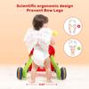 CUTE STONE Sit to Stand Learning Walker, 2 in 1 Baby Walker, Early Educational Child Activity Center, Multifunctional Removable Play Panel, Baby Music Learning Toy Gift for Infant Boys Girls view 2