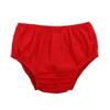 Baby Boy First Outfit 1st Birthday Cake Smash Set Photo Props Santa Hat One Bloomers Shorts Pants Diaper Covers Y-back Suspenders Bow Tie 3pcs Clothes Set Photography Red 6-12M view 3