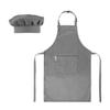 Aurya Kids Apron and Chef Hat Set-Adjustable Child Apron for Boys and Girls view 1