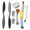 abcGoodefg 1000KV RC Brushless Motor A2212 13T with 30A Brushless ESC 1045 Propeller CW CCW Accessories Kit Mount for RC Plane F450 550 Quadcopter view 1