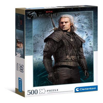 Clementoni - 35092 - Jigsaw Puzzle The Witcher - Made in Italy - Jigsaw Puzzle for Adult 500 Pieces