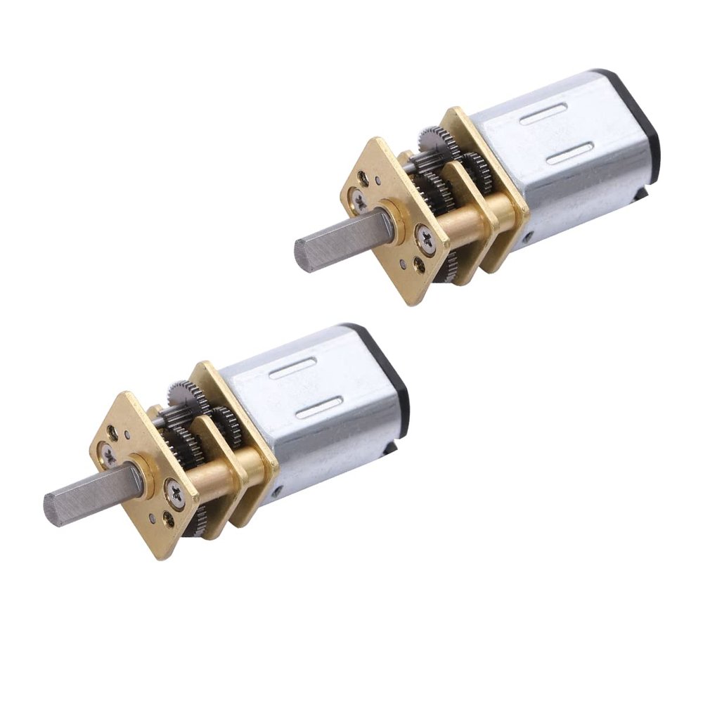 2PCS DC6V 100RPM Micro Gear Motor DIY Metal Electric Reducer Mini Gear Reducer Motor 36mm
