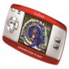 Compact Cyber Arcade Portable Gaming Console, 250 Games, LCD, Red, JL2375RD view 1