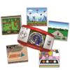 Compact Cyber Arcade Portable Gaming Console, 250 Games, LCD, Red, JL2375RD view 4