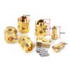RCLIONS Brass 7mm Wheels Hex Hub 4mm Extension Hex Drive Adapter for 1/24 Axial SCX24 90081 RC Crawler Car Upgrades Accessories view 2
