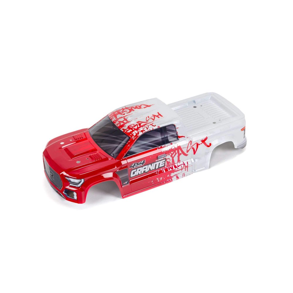 ARRMA 1/10 Painted Body, Red: Granite 4X4 BLX, ARA402306