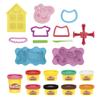 Play-Doh Peppa Pig Stylin Set with 9 Non-Toxic Modeling Compound Cans and 11 Accessories, Peppa Pig Toy for Kids 3 and Up view 3