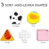 Barnyard Shape Sorter - Farm Animals Infant and Baby Activity Manipulative - Sorting Cube Encourages Motor Skills and Critical Thinking - Traditional Wooden Learning Toy for 1 Year Olds view 4