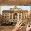 Italy Trevi Fountain Rome Jigsaw Puzzle 1000 Piece Travel Souvenir Wooden view 2