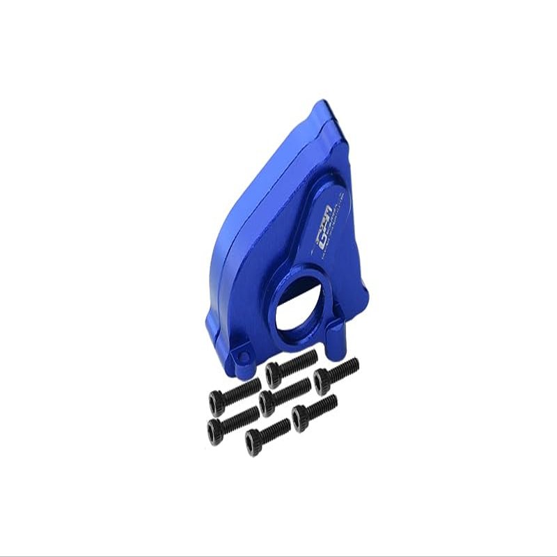 Aluminum Center Gearbox for Axial 1:24 Deadbolt & Jeep Wrangler (SCX24) - 2Pc Set Blue