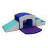 Factory Direct Partners 12825-CTPU SoftScape Playtime Grow-n-Learn Tunnel Climber Plus Pads for Toddlers and Kids (3-Piece) - Contemporary/Purple, 12825-CTPU view 1