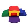 Factory Direct Partners 12825-AS SoftScape Playtime Grow-n-Learn Tunnel Climber Plus Pads for Toddlers and Kids(3-Piece) - Assorted, 12825-AS view 3