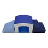 Factory Direct Partners 12824-NVPB SoftScape Playtime Grow-n-Learn Tunnel Climber for Toddlers and Kids(3-Piece) - Navy/Powder Blue, 12824-NVPB view 3