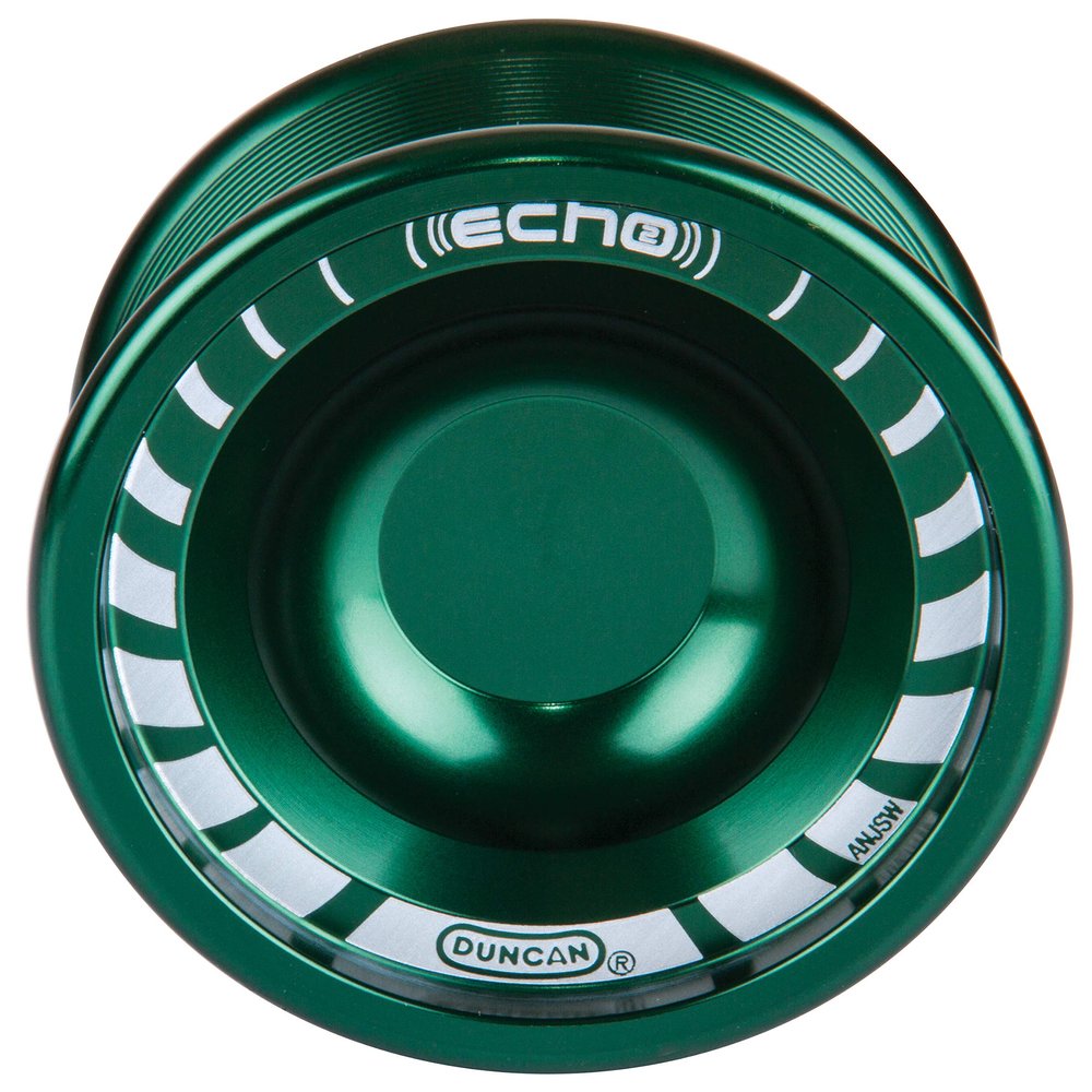 Duncan Toys Echo 2 Yo-Yo [Green], Unresponsive Pro Level Yo-Yo, Concave Bearing
