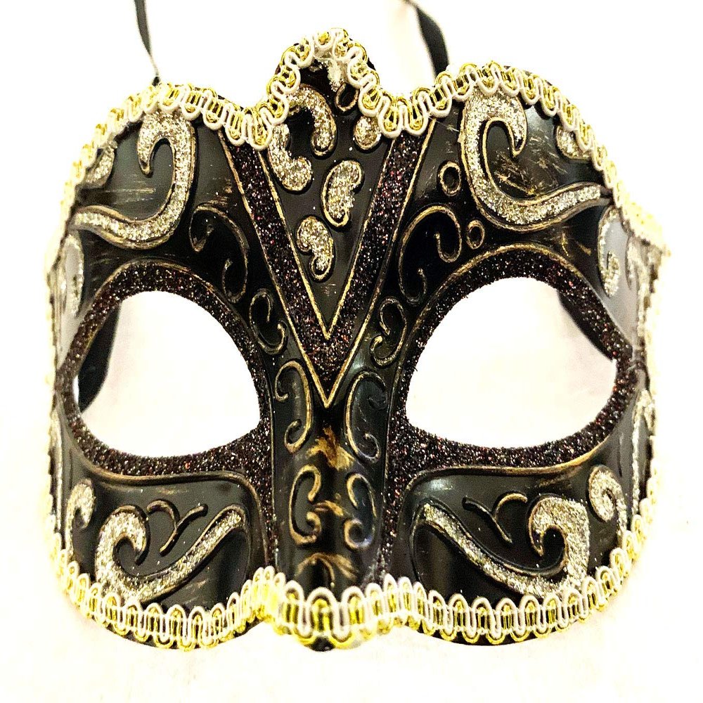 Griffin Trader Masquerade Mask Costume Mask Unisex Mardi Gras Party (Chocolate)